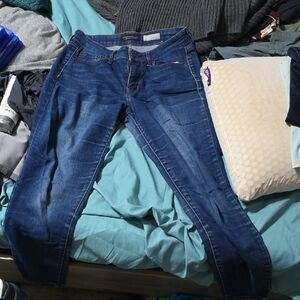 Aeropostale Blue Skinny Jeans with Classic Indigo Wash